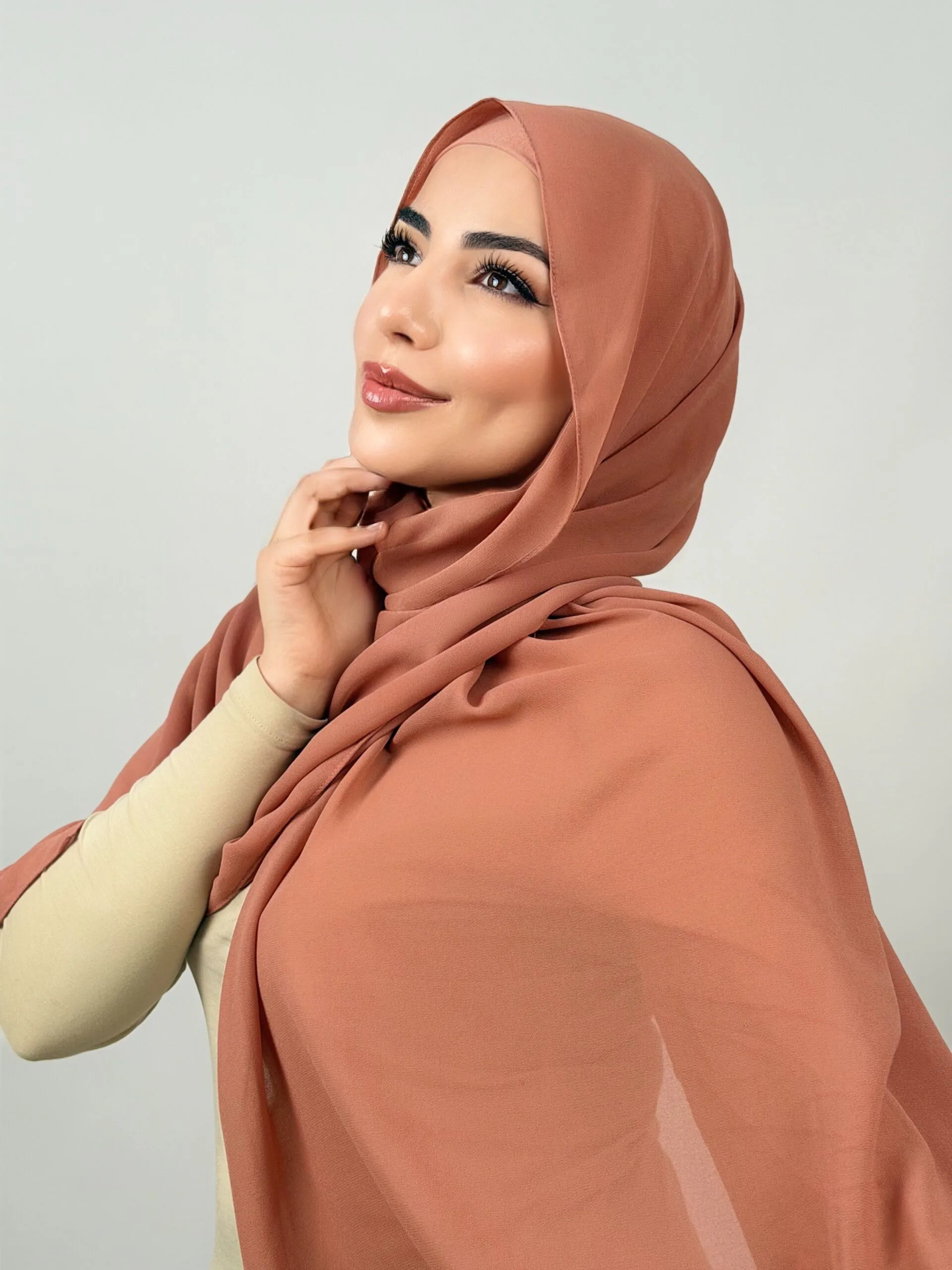Foulard Chiffon Cherry Blossom – Image 2