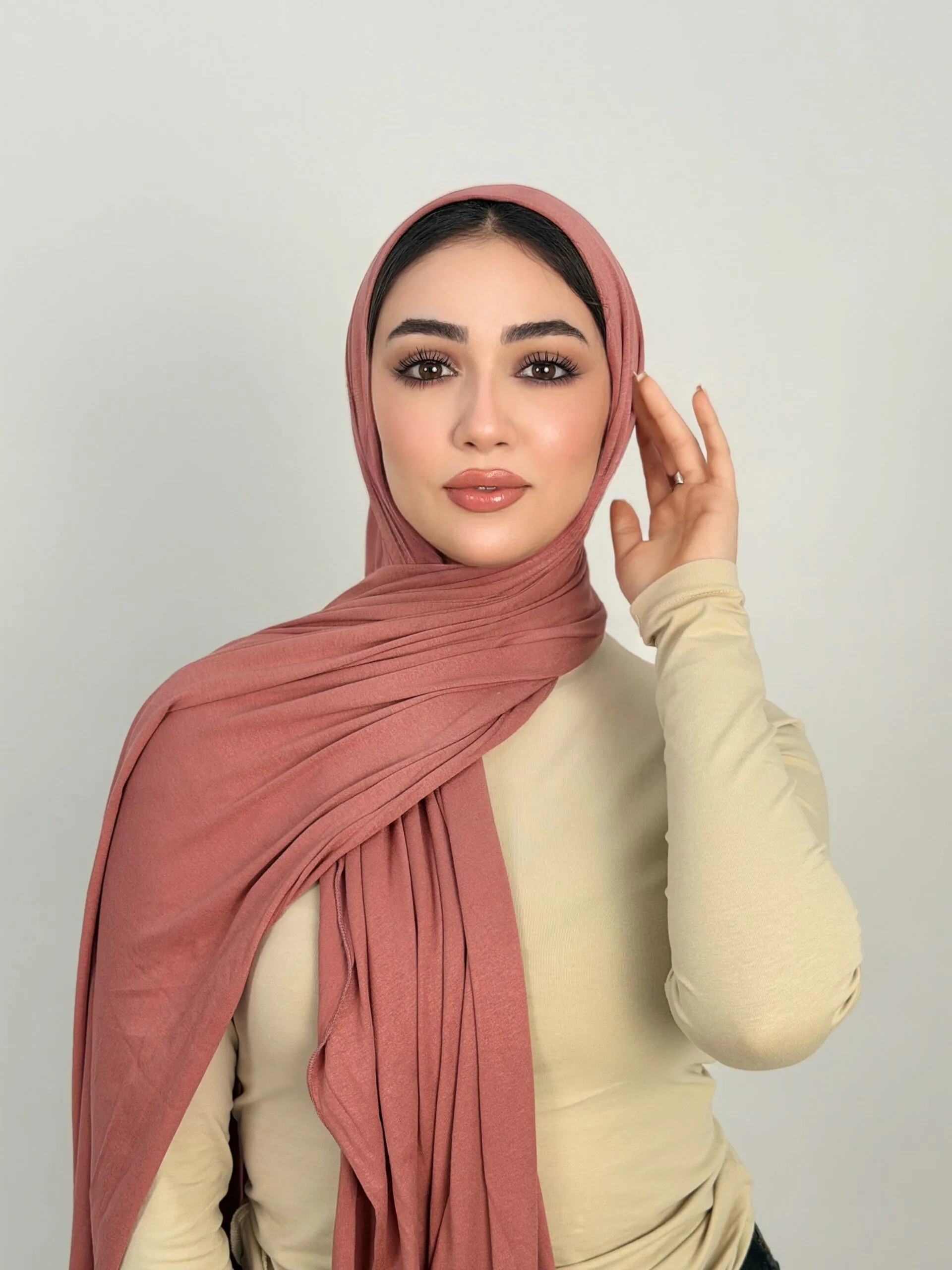 Foulard Cotton Viscose Cherry Blossom – Image 1