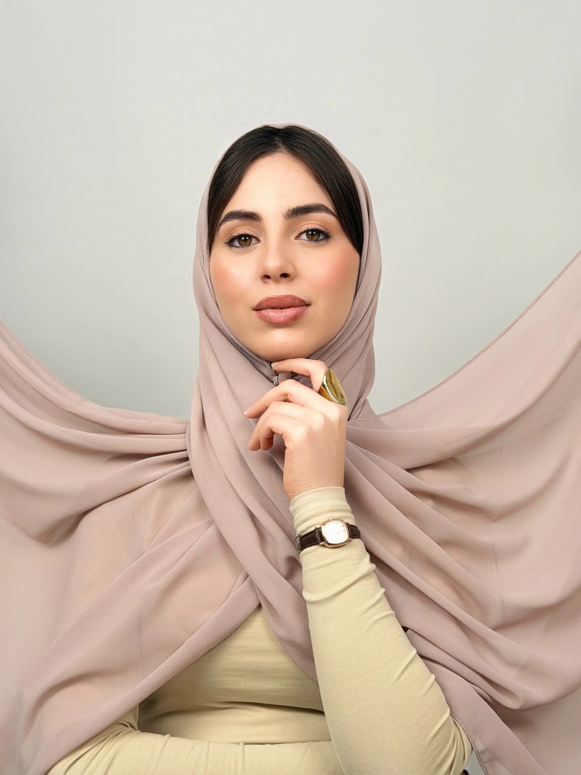 Foulard Chiffon Heather – Image 2