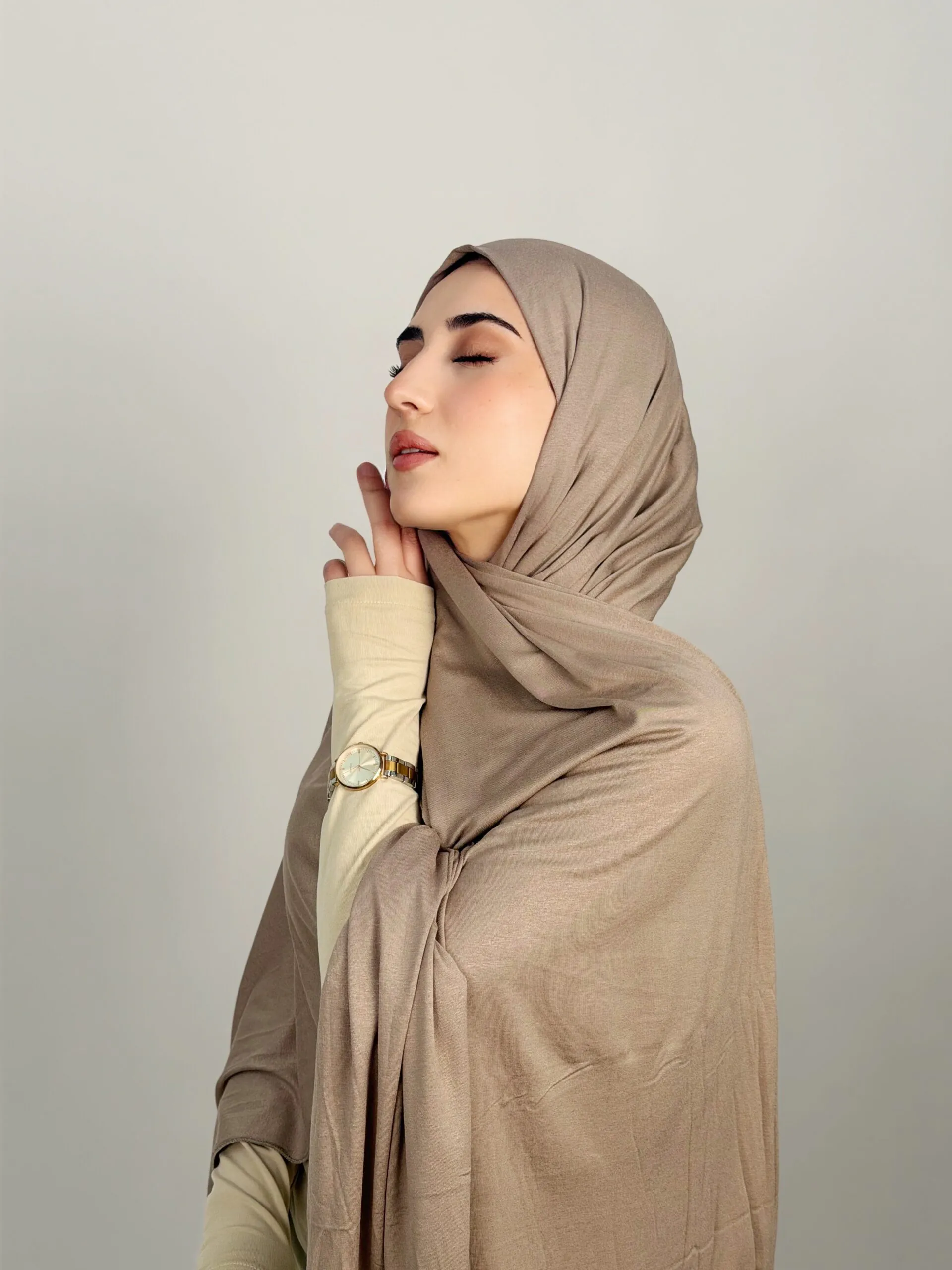 Foulard Cotton Viscose Silver – Image 2