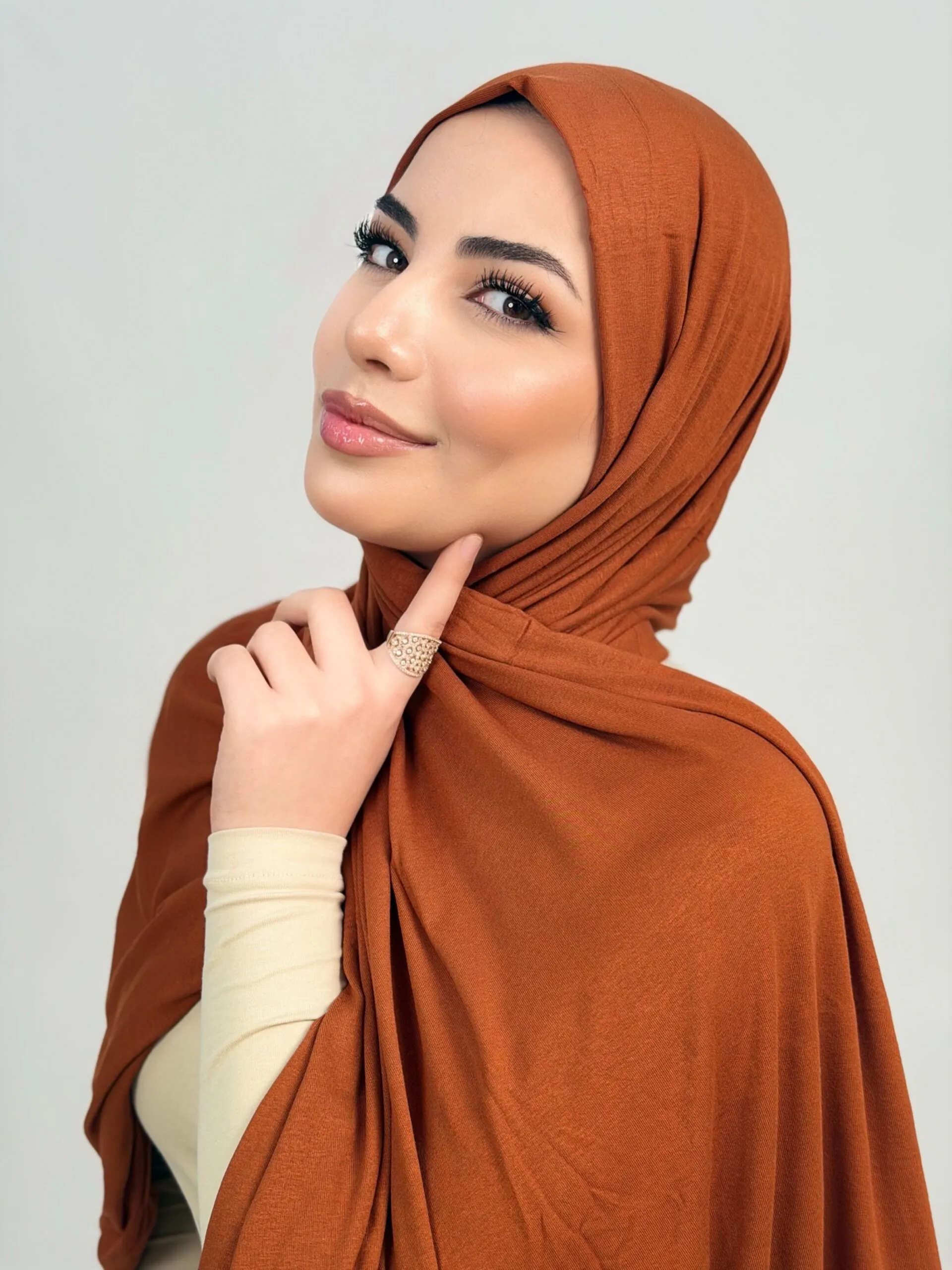 Foulard Cotton Viscose Ambar – Image 3