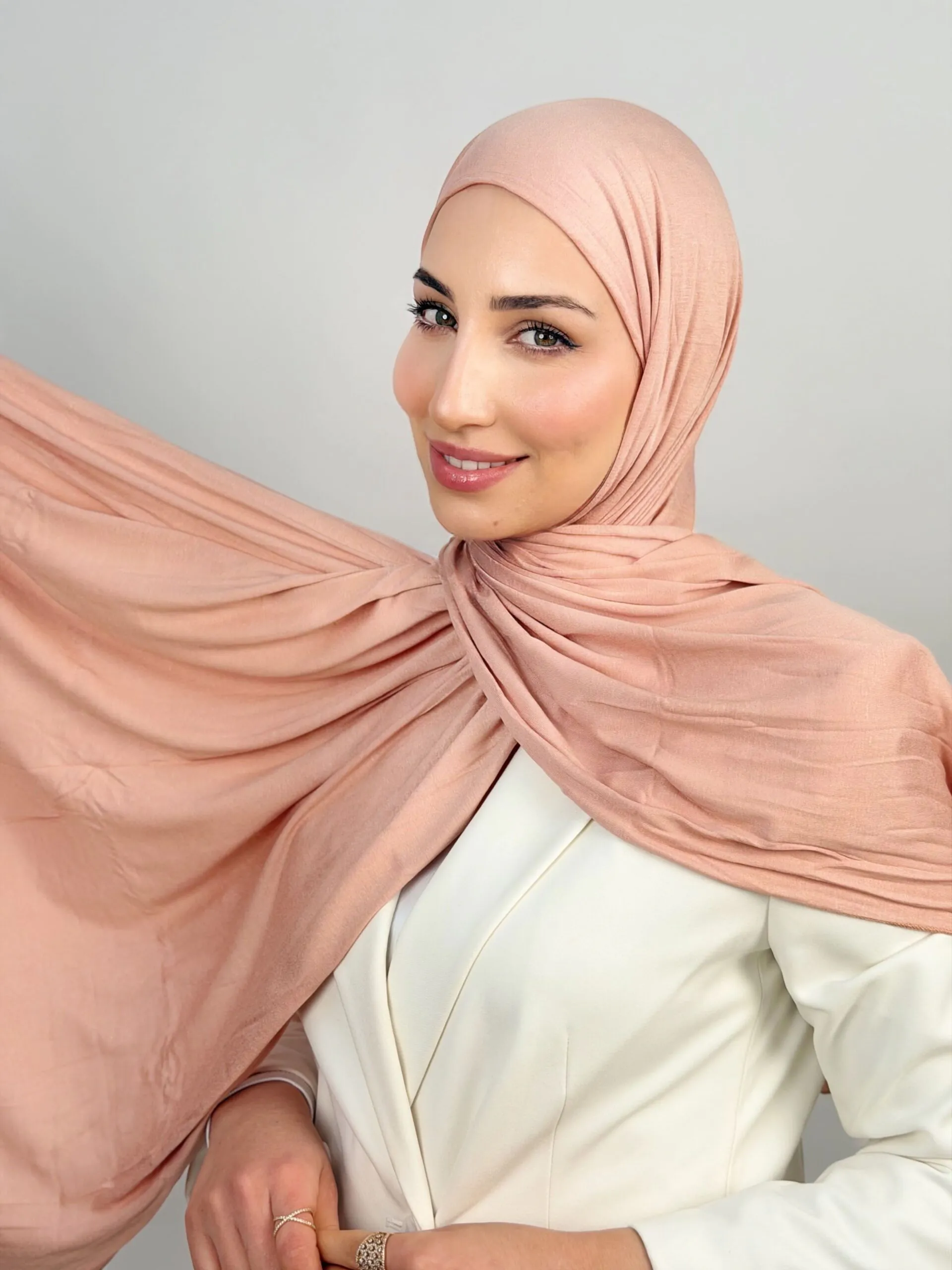 IMG_6494.JPG Foulard Cotton Viscose Rose Chair – Image 1