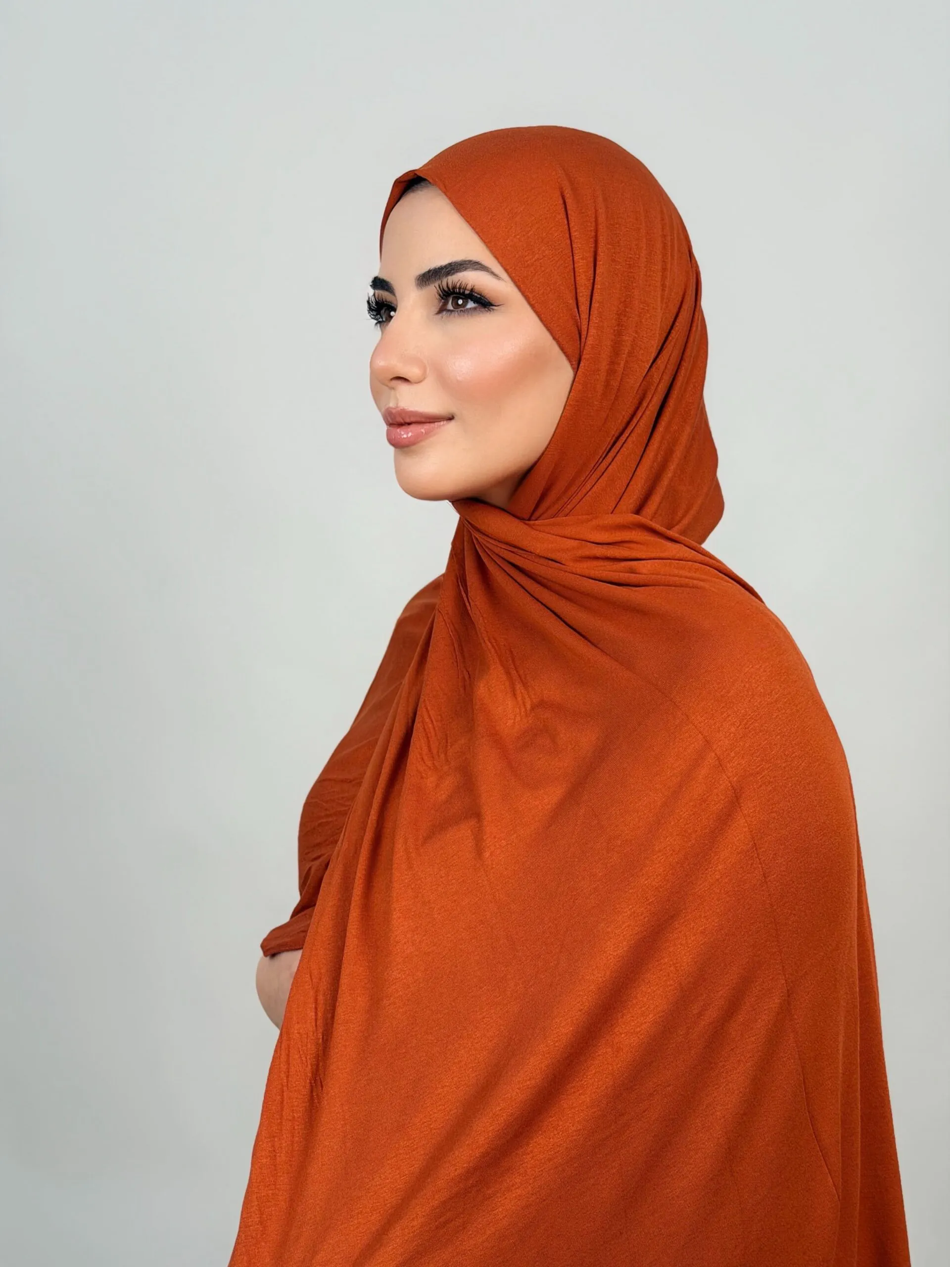 Foulard Cotton Viscose Fire – Image 3