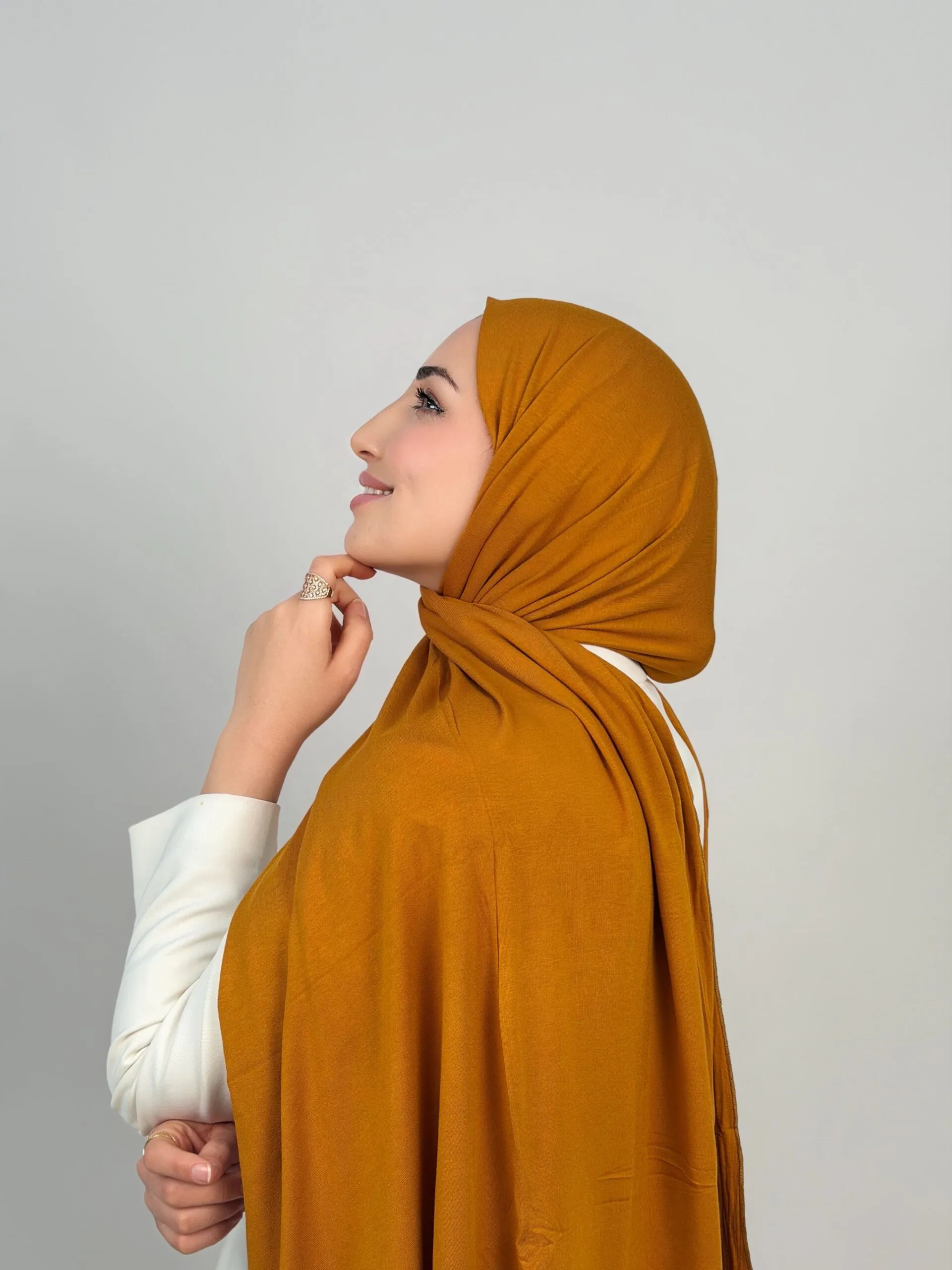 IMG_6576.JPG Foulard Cotton Viscose Moutard – Image 1