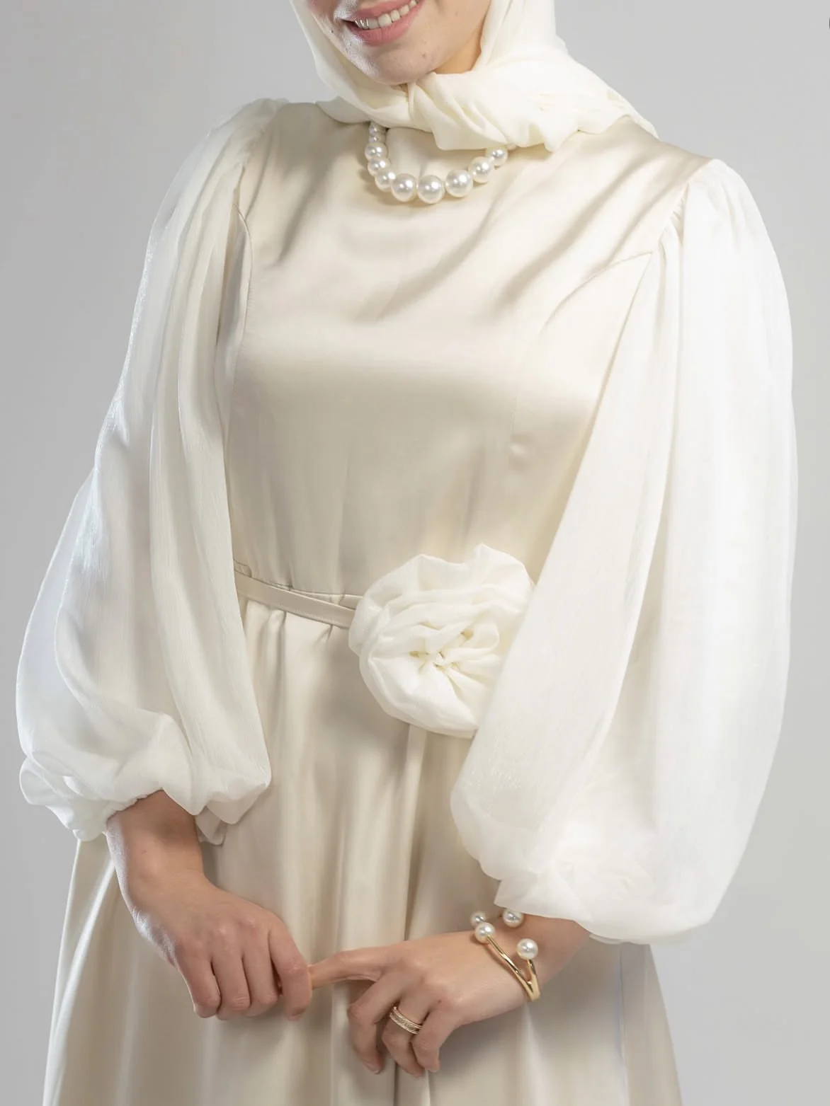 Robe Élégance Perle – Image 2