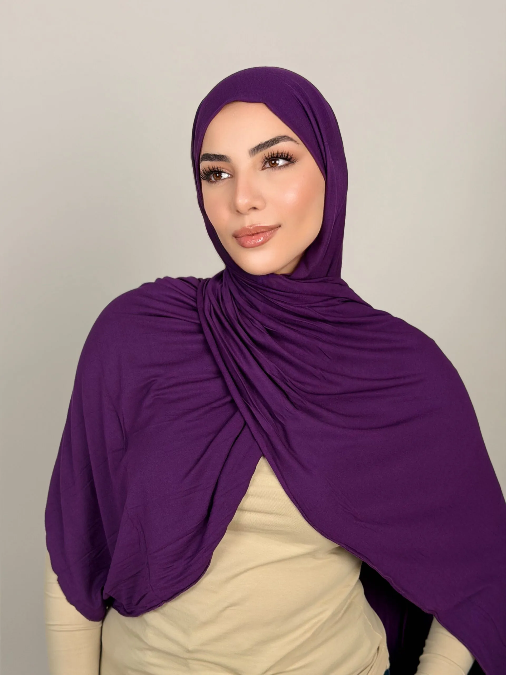 Foulard Cotton Viscose Indigo – Image 1