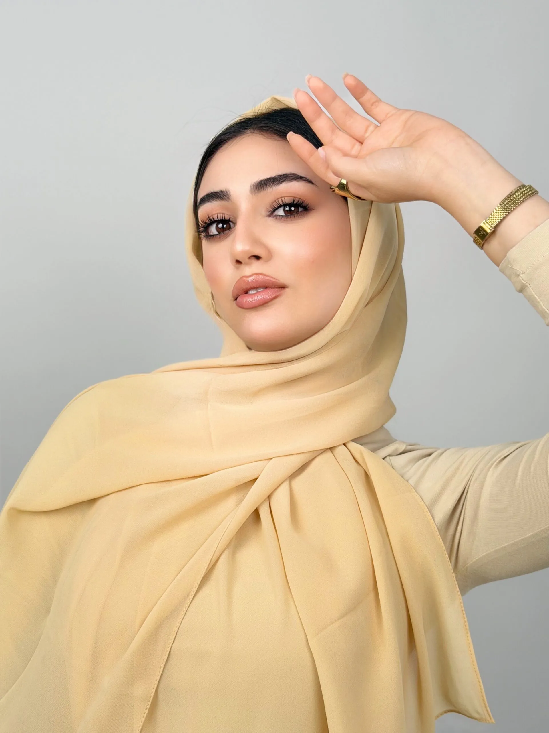 Foulard Chiffon Ivoir – Image 2