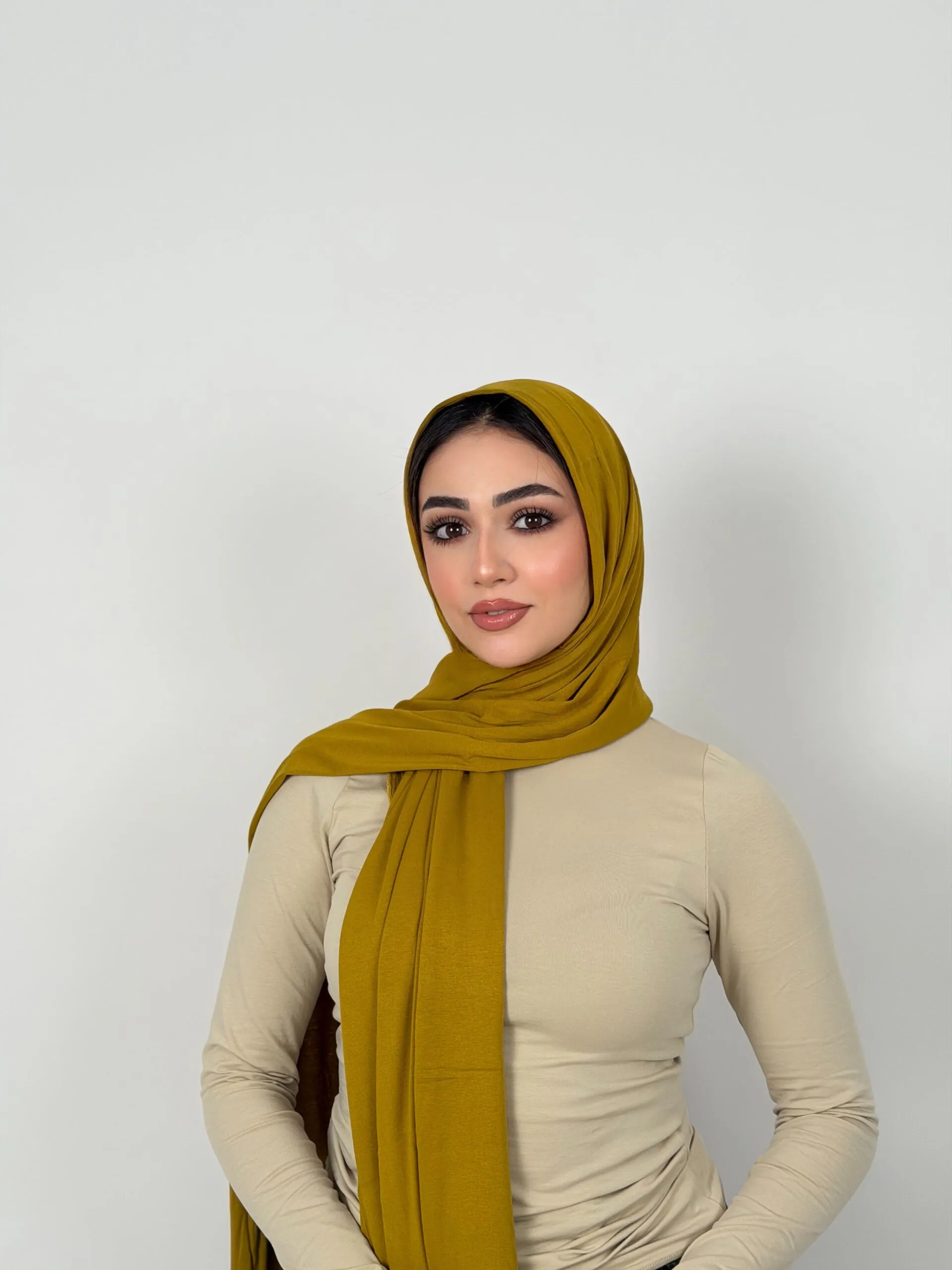 Pistache 2 Foulard Cotton Viscose Vert Pistache – Image 1