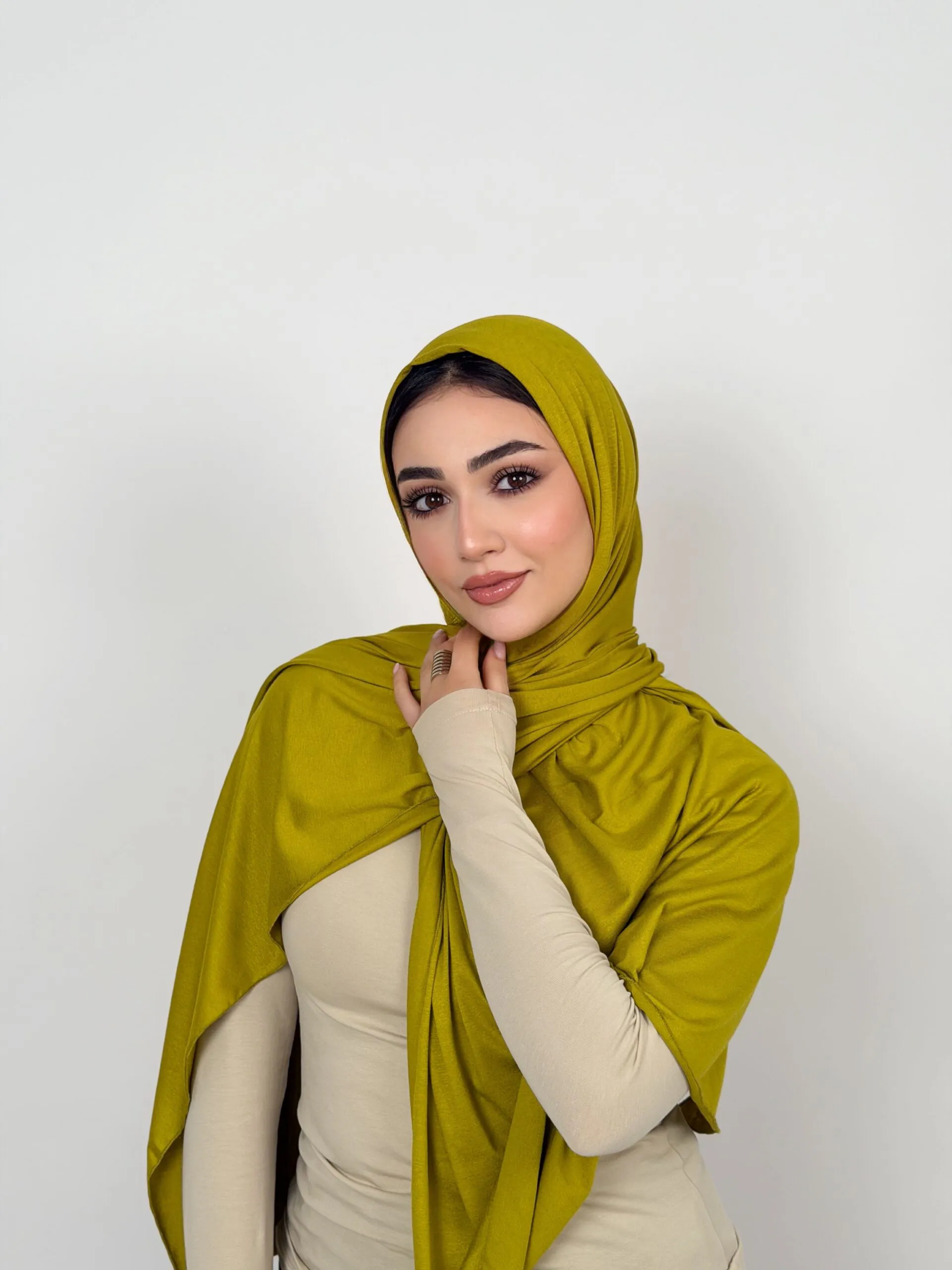 Foulard Cotton Viscose Pistachio – Image 1