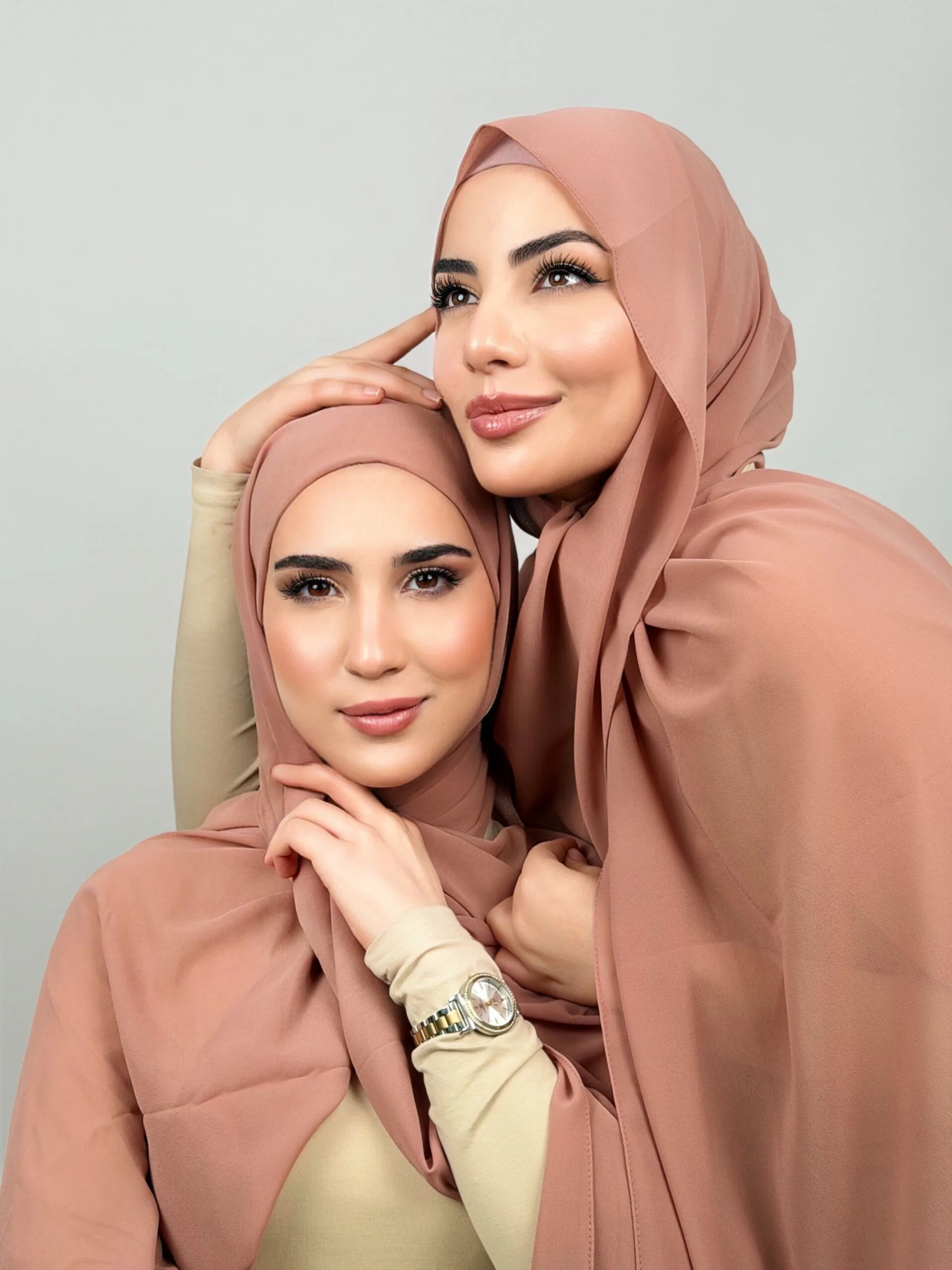 Rose Balais Foulard Chiffon Rose Balais – Image 1