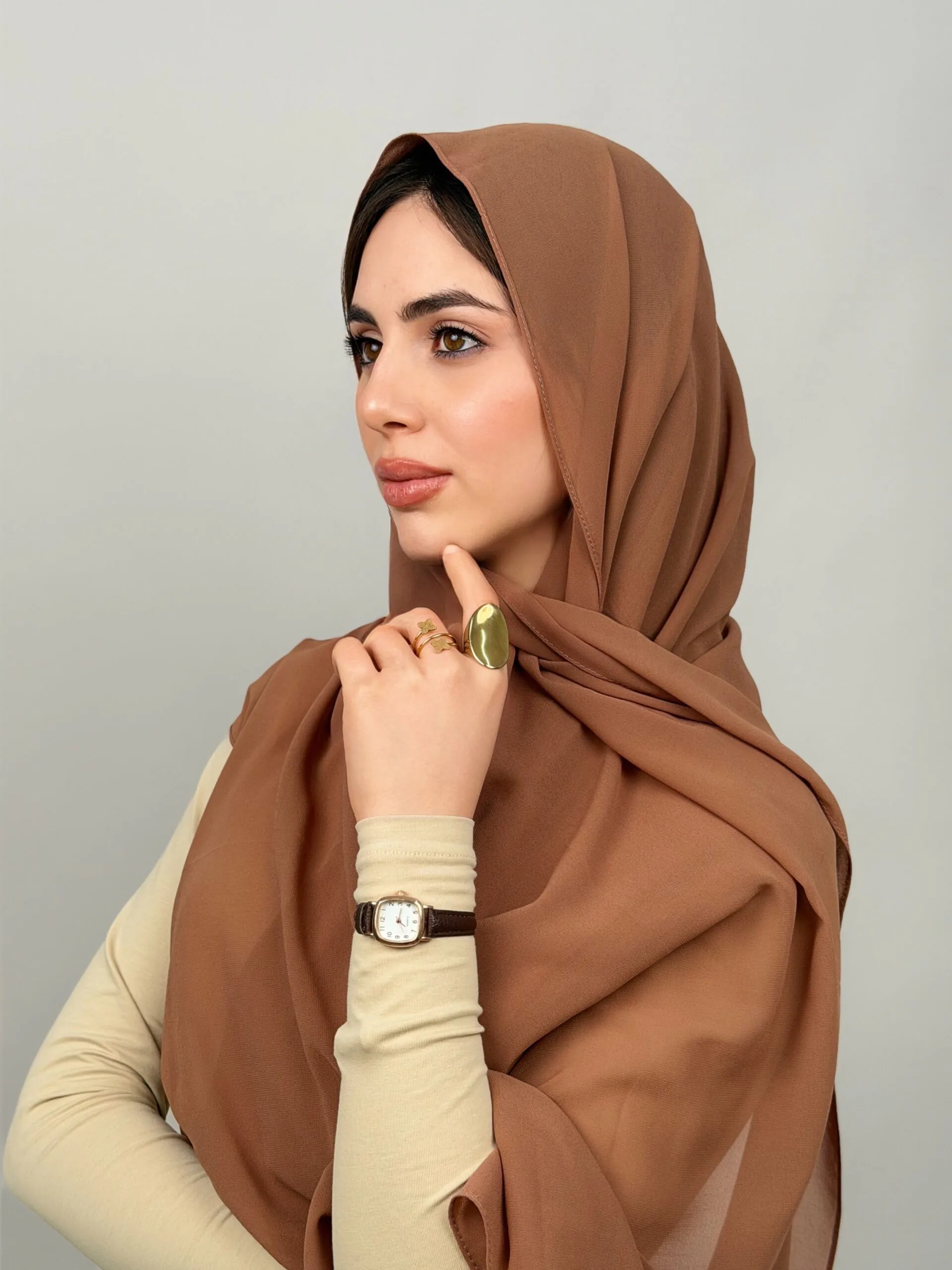 Foulard Chiffon Rosy – Image 2