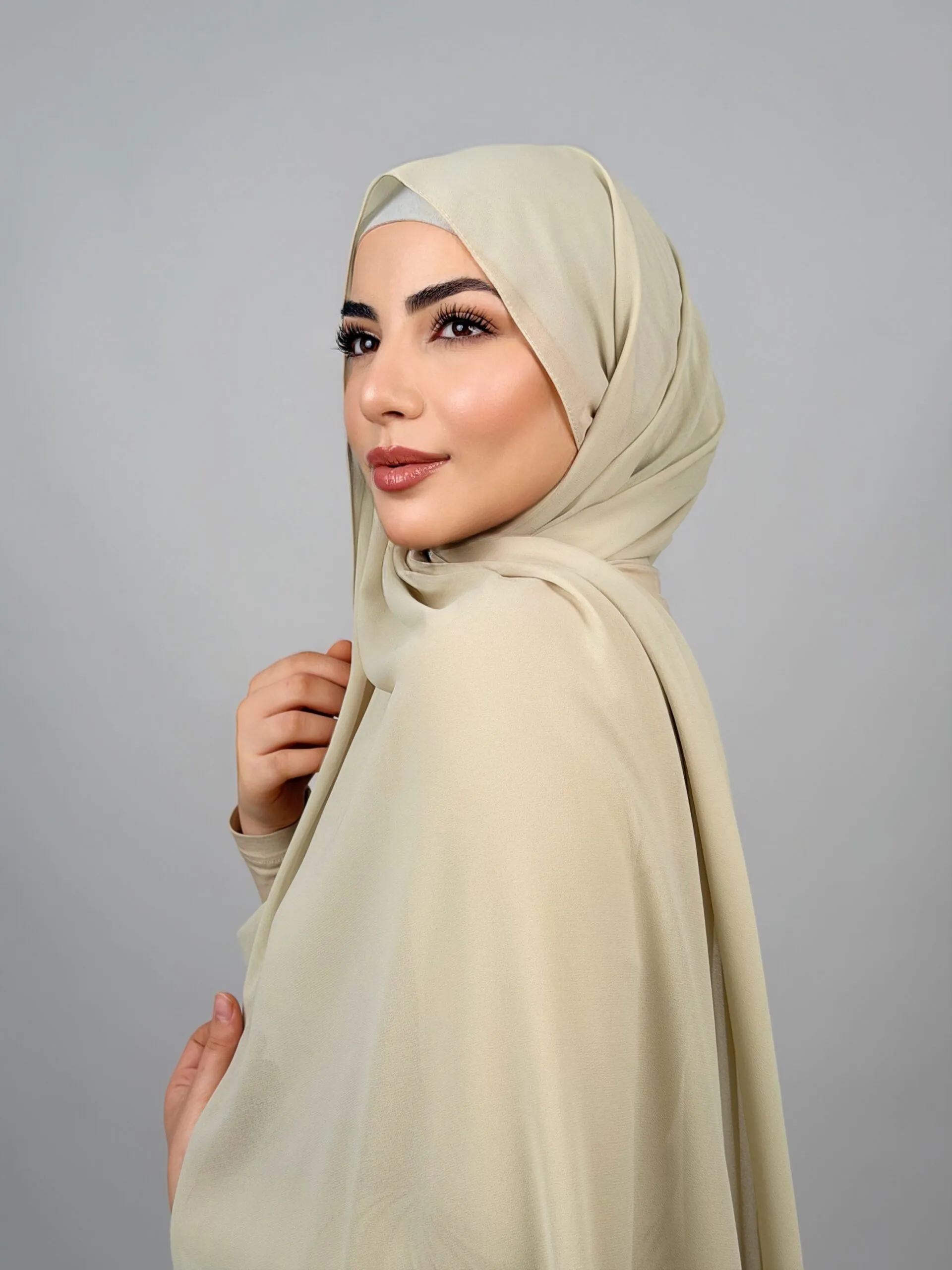 Foulard Chiffon Silver – Image 2