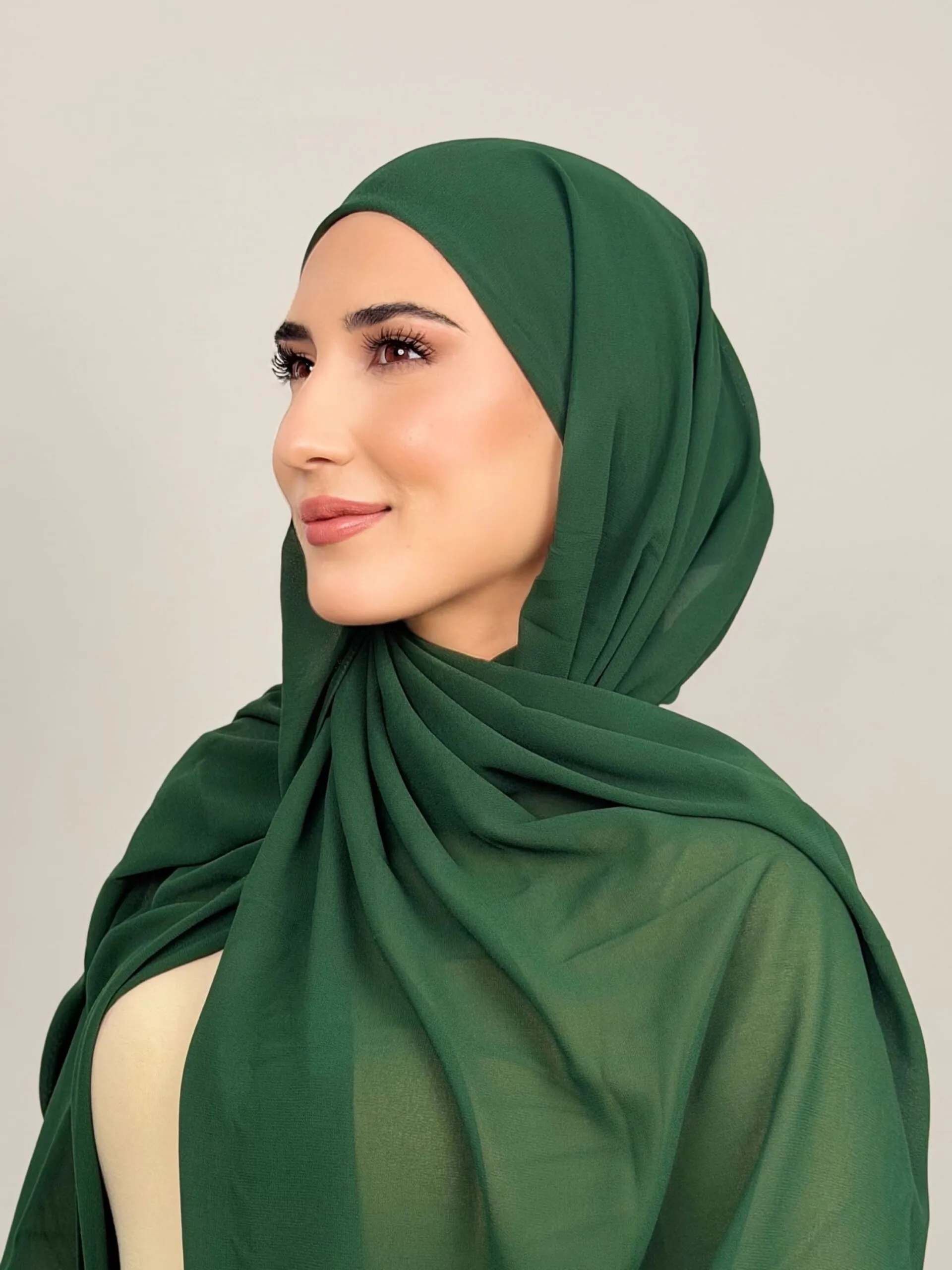 V Rotana AB Foulard Chiffon Vert Rotana – Image 1